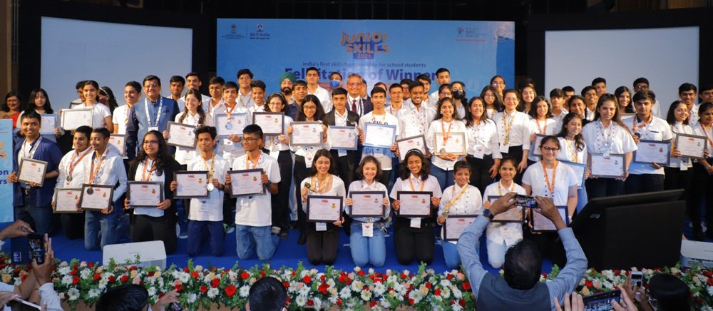 JuniorSkills Champs of 2021 felicitated