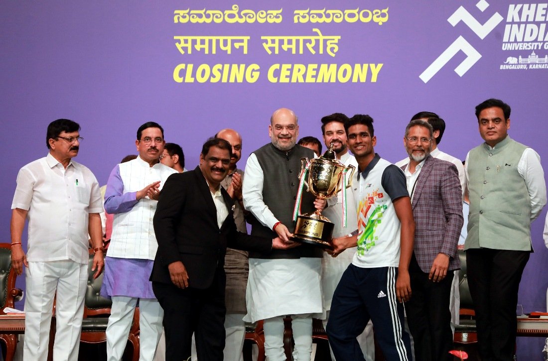 Hosts Jain University crowned Champions as the KIUG 2021 conclude