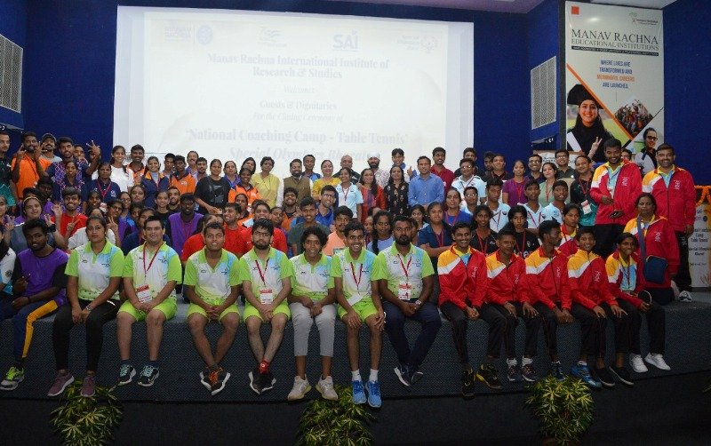 MRIIRS hosts SO Bharat’s national Table Tennis camp, affirms its support to inclusive education culture
