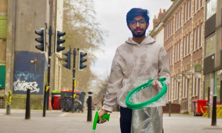 Vivek Gurav, climate activist and ‘plogging’ champion wins award in UK