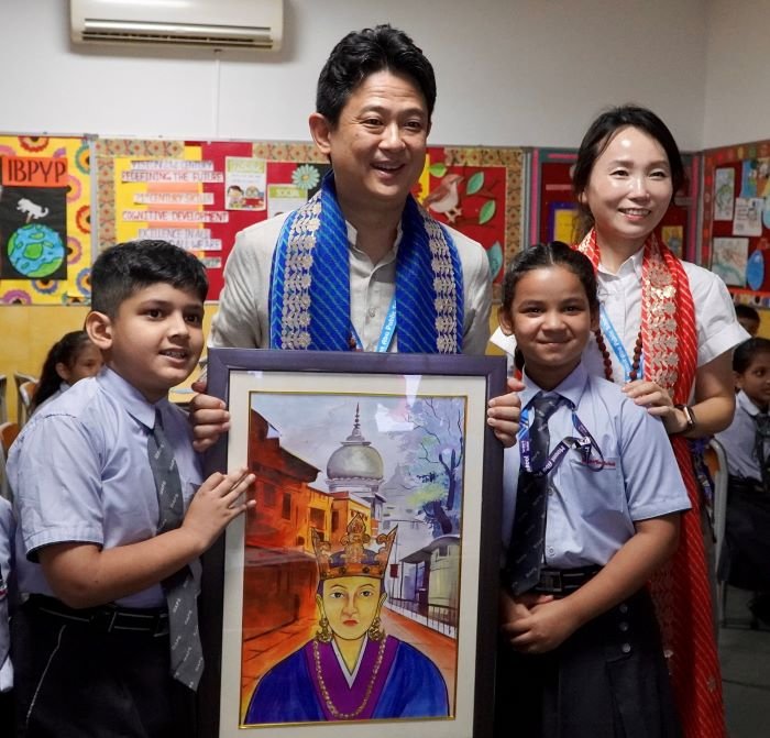 ‘Talk with a South Korean Diplomat’ session held at Mount Abu Public School, Delhi