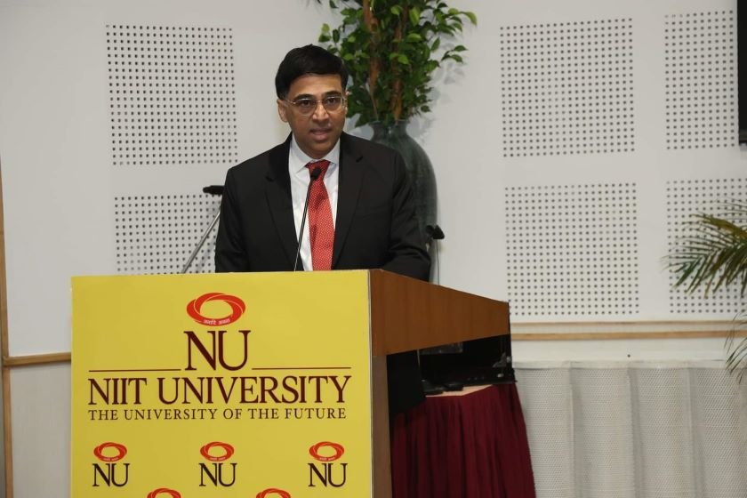 Vishwanathan Anand delivers NIIT University’s 15th Annual Lecture