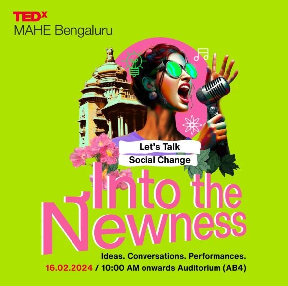 Inaugural edition of TEDxMAHE Bengaluru on “Into the Newness” announced