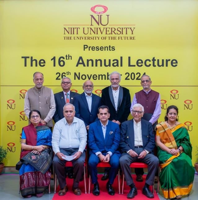 G20 Sherpa Amitabh Kant  delivers (16th) Annual Lecture of NIIT University at its Neemrana campus