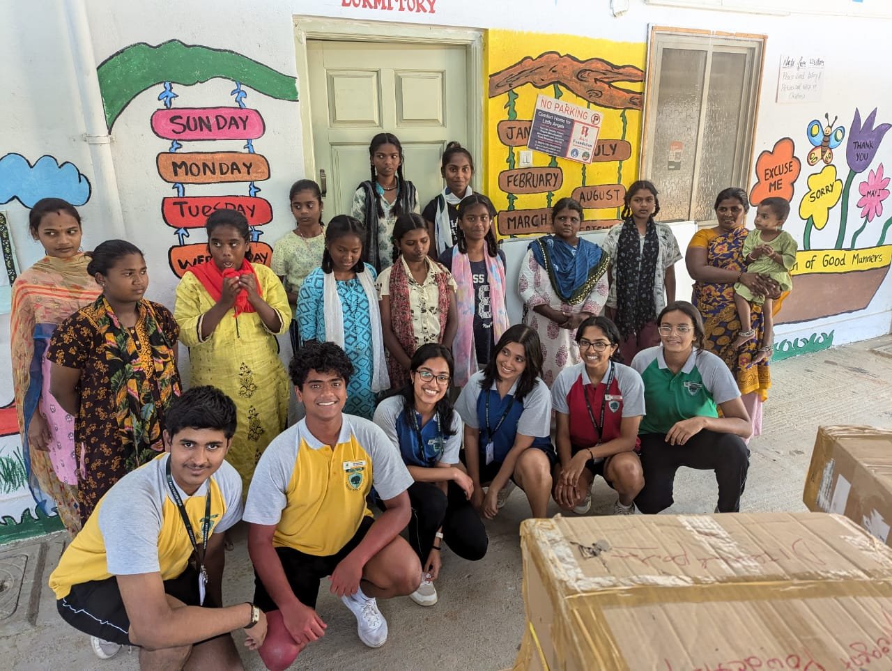 Greenwood High students champion social responsibility through food donation drive