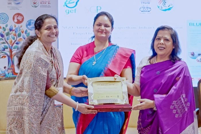 Amrita University’s women-led marine climate solution wins SGP Best Innovator Award