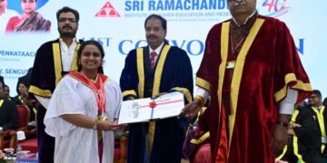 SRIHER holds its 41st Convocation with NMC chairman as the chief guest