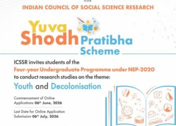ICSSR Launches Yuva Shodh Pratibha: Inaugural Research Call for Young Scholars on Youth and Decolonisation
