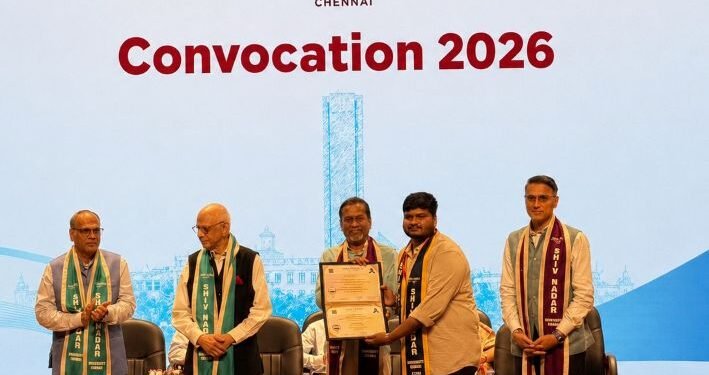 Shiv Nadar University Chennai confers degrees to 446 students at 2nd Convocation