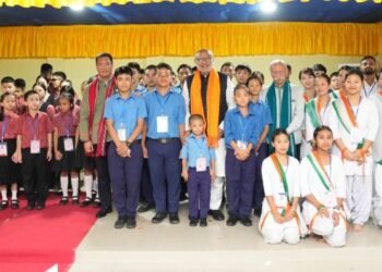 Vice-President Shri C. P. Radhakrishnan visits Donyi-Polo Mission School for Specially Abled Children in Itanagar