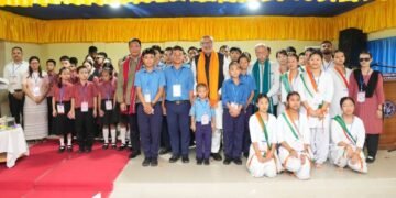 Vice-President Shri C. P. Radhakrishnan visits Donyi-Polo Mission School for Specially Abled Children in Itanagar
