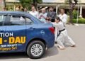 SRIHER Student Sets a World Record: ‘Pushing a Car for Greatest Distance for One Hour’
