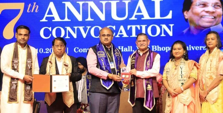 VIT Bhopal University conducts its 7th Annual Convocation with former Army Chief as the Chief Guest; 3571 conferred degrees