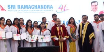 SRIHER Holds 42nd Convocation; 2,116 Graduates Receive Degrees